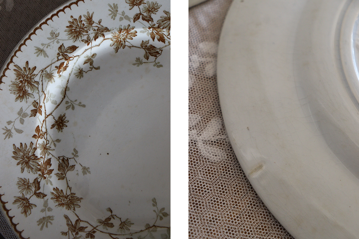 フランスアンティーク Creil et Montereau Mignardiseシリーズ